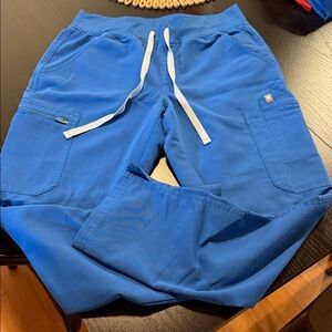 Figs Royal Blue Yola Scrub Pants